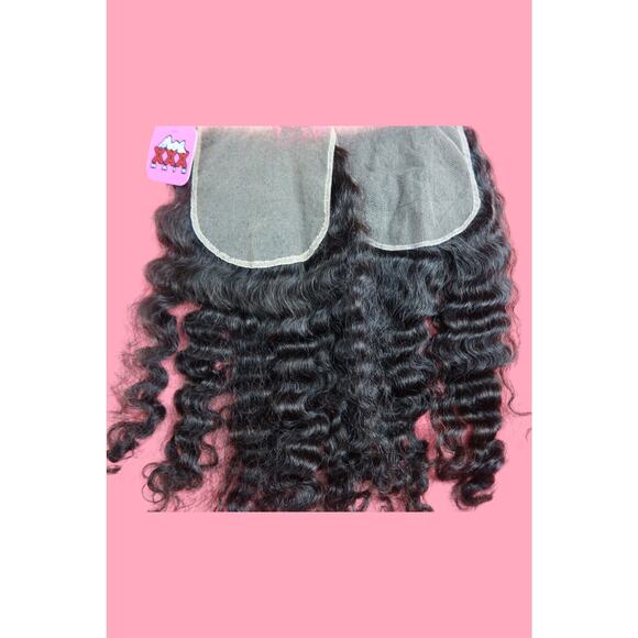 18” HD Lace Closure 5*5 Tropical Curl Virgin Human Hair - Picture 3 of 6